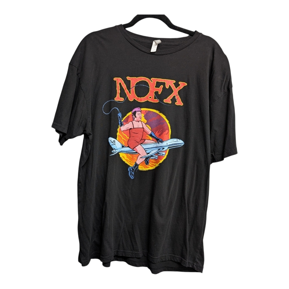 NOFX Final Tour Final Shows San Pedro CA S&M Fat Mike T-shirt XL Authentic Merch